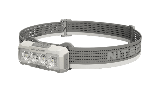 Lampe frontale Nitecore NU27 blanche avec plusieurs températures de couleur, LED MCT UHE, ultralégère, 600 lumens, éclairage de zone tridimensionnel