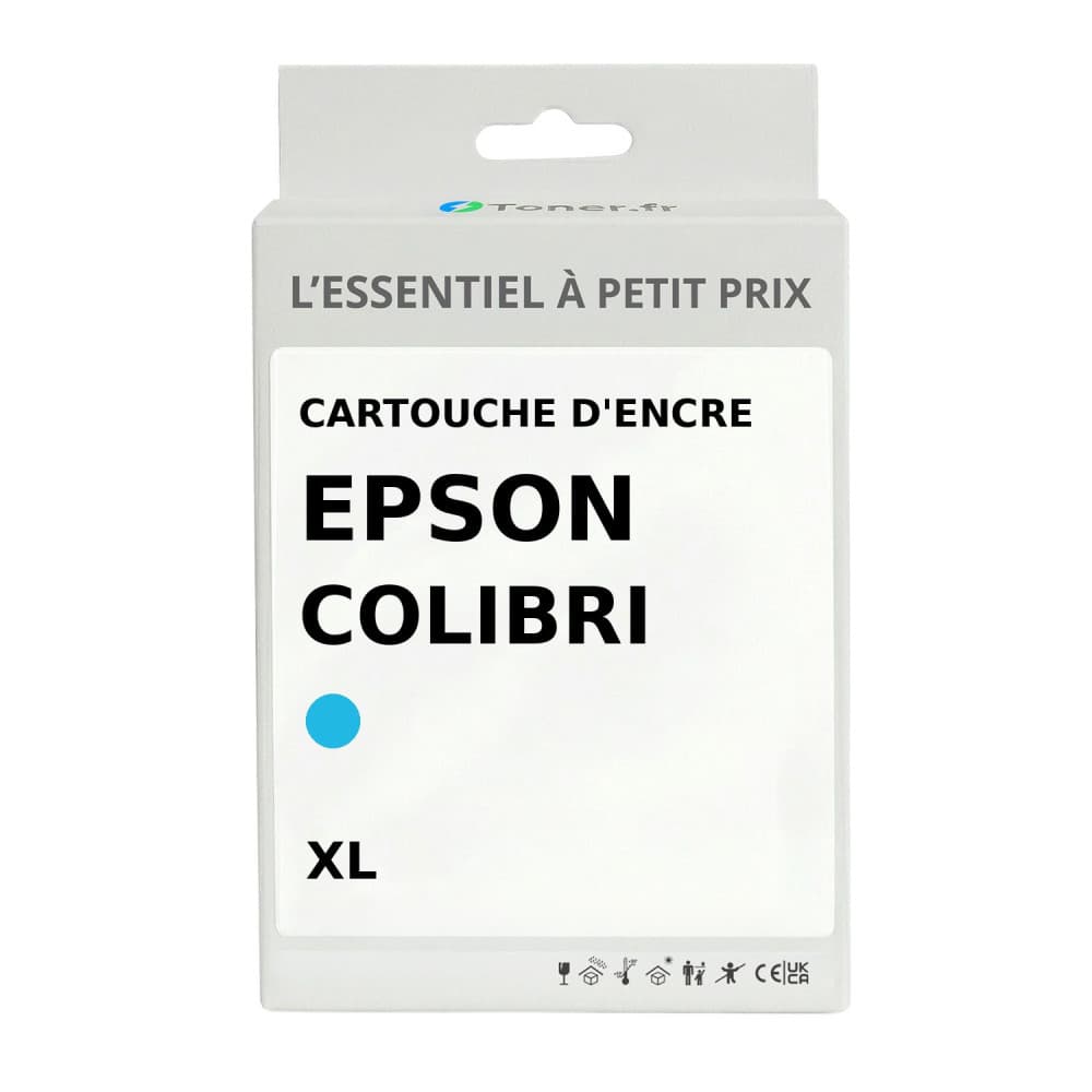 Cartouche d'encre compatible Epson Colibri Cyan Clair