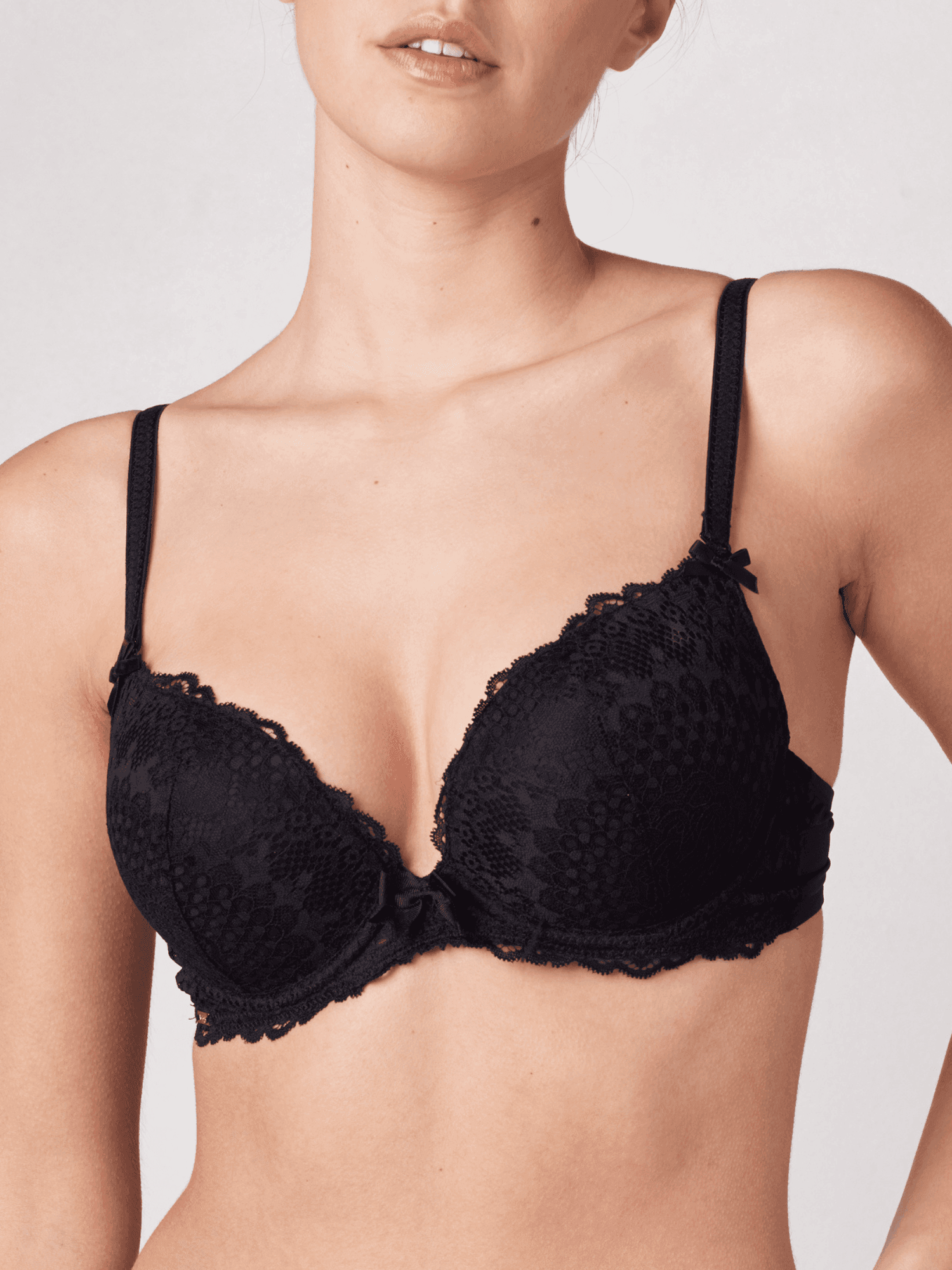 Soutien-gorge Push up FLIRTY Noir Bonnet B-C